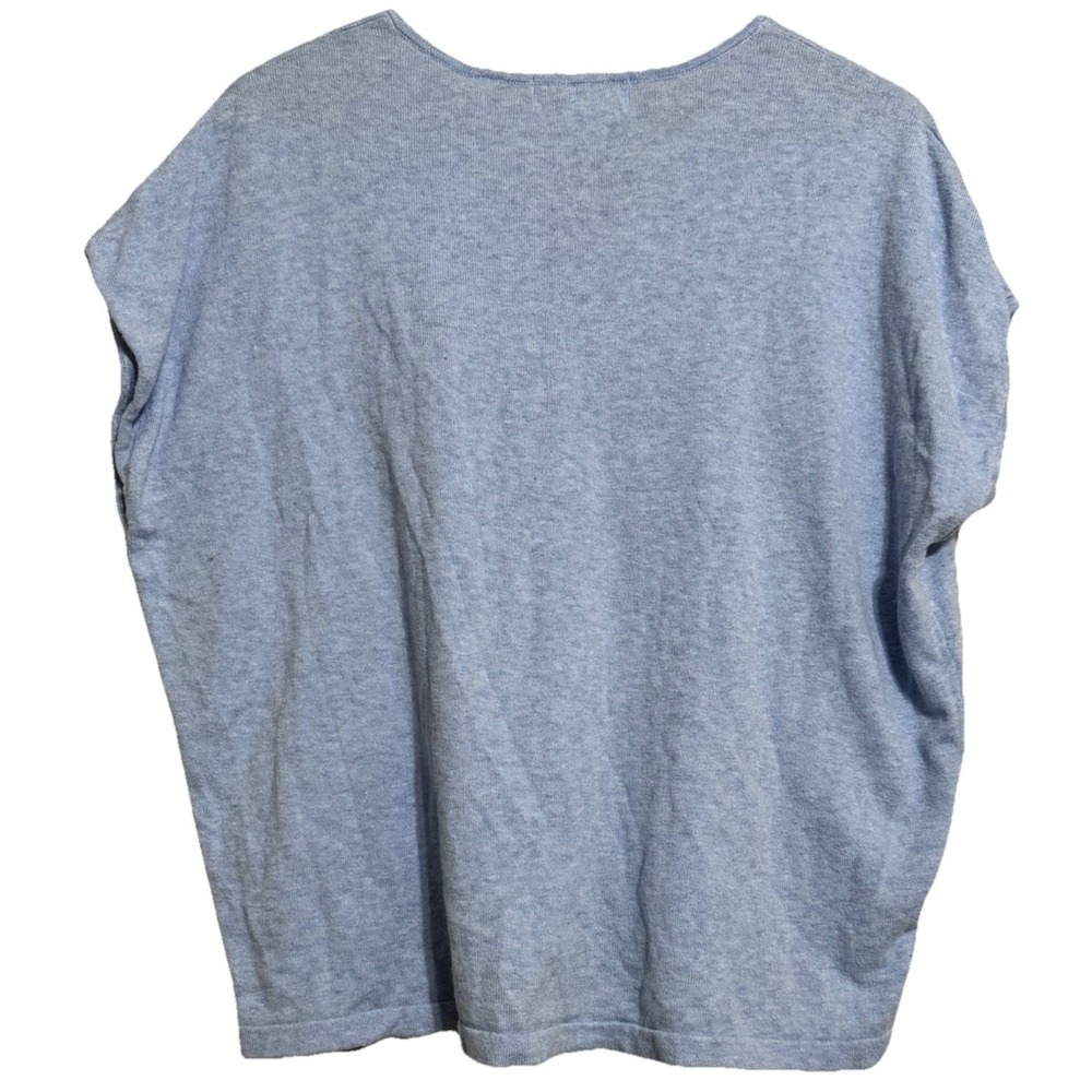 Magashoni‎ Women's Sweater M Cashmere Blend Boxy Light-Blue